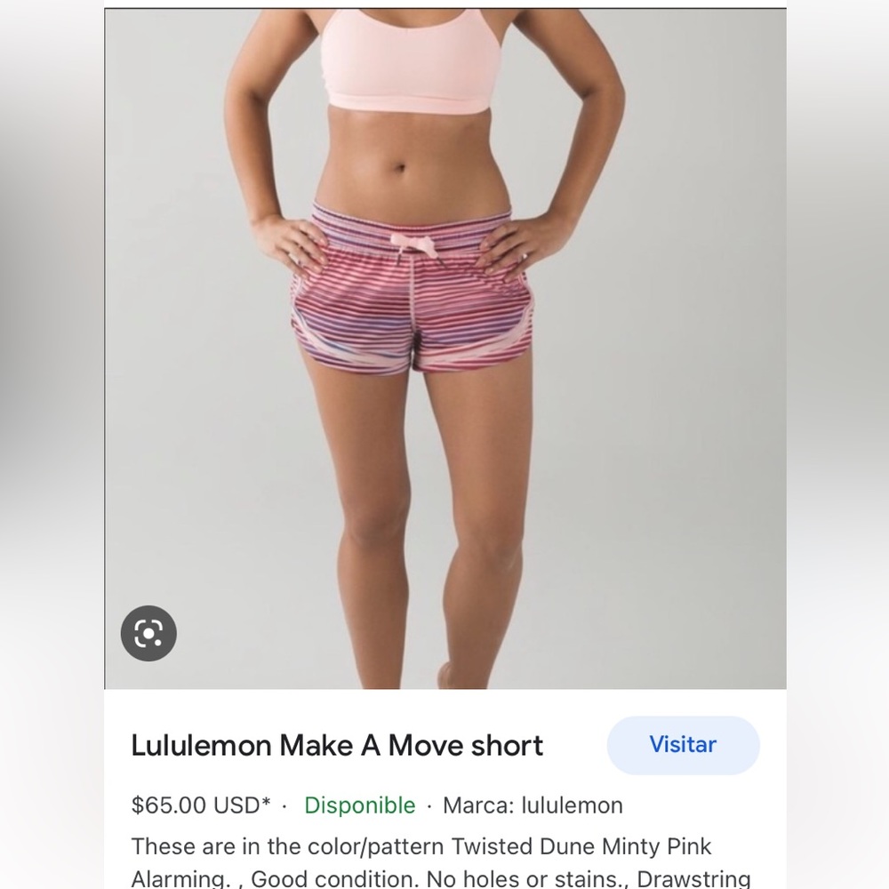 Lululemon athletica shorts size 10